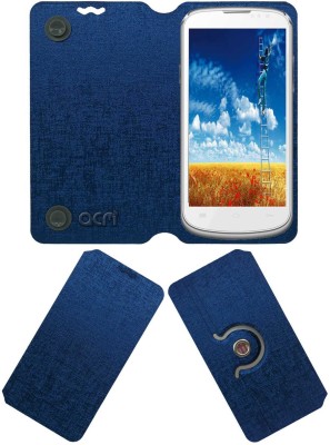 ACM Flip Cover for Lava Xolo Q600(Blue, Cases with Holder, Pack of: 1)