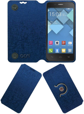 ACM Flip Cover for Alcatel Onetouch Idol Mini 6012D(Blue, Cases with Holder, Pack of: 1)