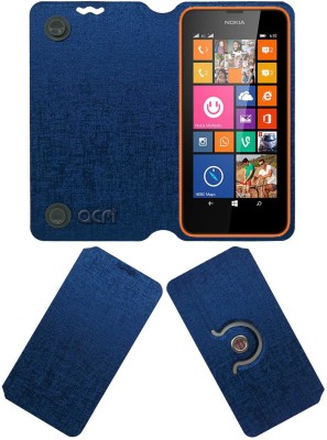 ACM Flip Cover for Microsoft Lumia 635(Blue, Cases with Holder, Pack of: 1)
