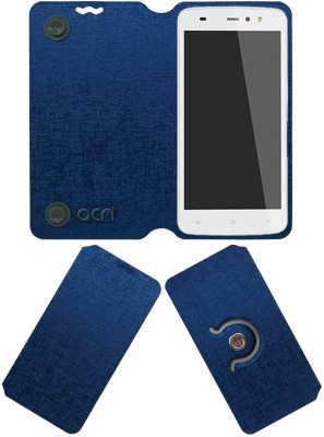 ACM Flip Cover for Gionee Pioneer P6(Blue, Cases with Holder, Pack of: 1)