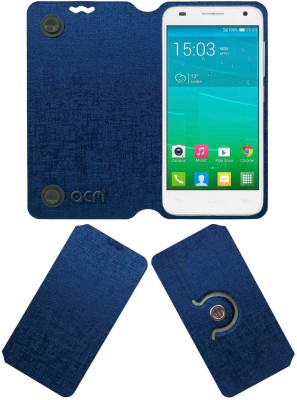 ACM Flip Cover for Alcatel Idol 2 Mini S(Blue, Cases with Holder, Pack of: 1)