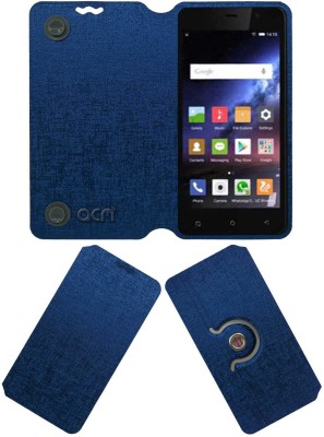 ACM Flip Cover for Gionee Pioneer P3S(Blue, Cases with Holder, Pack of: 1)