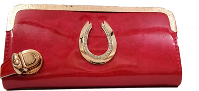

Divu Collections Party Red Clutch