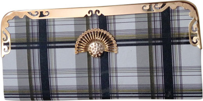 

Haryana Craft Casual Black, White Clutch