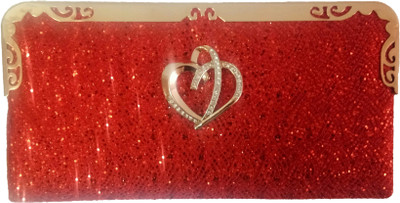 

Divu Collections Party Red Clutch