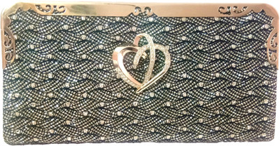 

Divu Collections Party Black Clutch