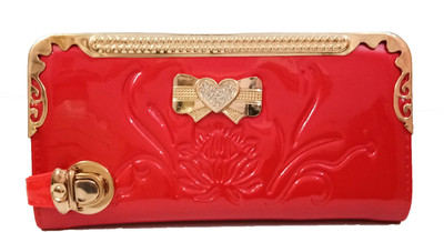 

Divu Collections Party Red Clutch
