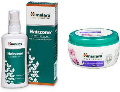 

Himalaya hairzone with moms soothing butter (rose) 200 ml(Set of 2)