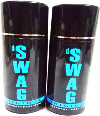 

dSWAG ORIGINAL Deodorant Spray - For Men(300 ml, Pack of 2)