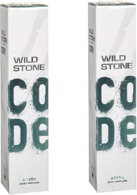 

Wild Stone Code Steel Body Perfume set of 2 Perfume Body Spray - For Men(120 ml, Pack of 2)