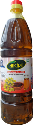 Anchal Kachi Ghani Pure Mustard Oil 500 ml available at flipkart for Rs.68