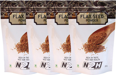 

N2H Golden Flax Seeds(1 kg, Pack of 4)