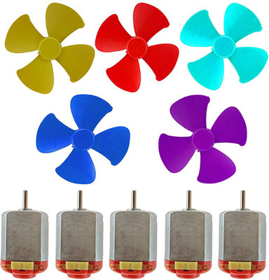TechWiz 5Pcs 3V to 9V DC Flat Small Size Toy Motor + Multi Color 5 Pcs Toy Motor Fan Electronic Components Electronic Hobby Kit TechWiz 5Pcs 3V to 9V DC Flat Small Size Toy Motor + Multi Color 5 Pcs Toy Motor Fan Electronic Components Electronic Hobby Kit
