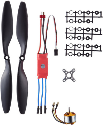 

TechWiz 1000KV Brushless Motor 30A ESC 1045(10 Inch)Propeller Set - Multirotor /Quadcopter Educational Electronic Hobby Kit