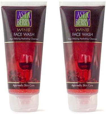 

Astaberry Wine Face Wash (100 ml) With Red Grape (Vitisvinifera) Extract, Glycerine (Pack of 2) Face Wash(100 ml)