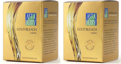 

Astaberry Gold Extra Glow Bleach Crème (42 gm) (Pack of 2) 42 g(Set of 2)