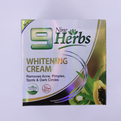 

9 Nine Herbs WHITENING CREAM 100% ORIGIONAL(30 g)