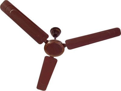 Usha New Zen Brown 1200mm 3 Blade Ceiling Fan(Brown, Pack of 1)