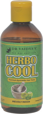 

Dr. Vaidya's Herbocool - Ayurvedic Oil, Tonic for Healthy Hair 400ml (Pack of 2 X 200ml) Hair Oil(200 ml)