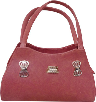 

Haryana Craft Hand-held Bag(Maroon)