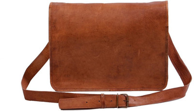 

Handcrafted exports Sling Bag(Brown)
