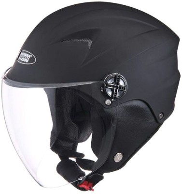 STUDDS DUDE(BLACK) Motorbike Helmet(Black)