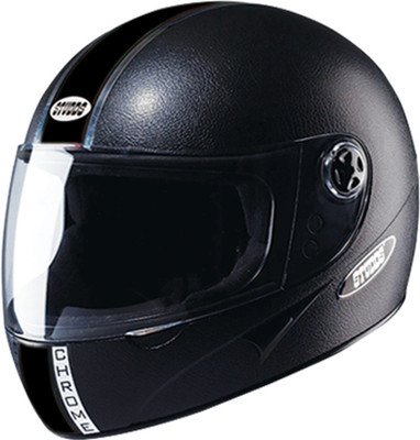 STUDDS CHROMEECO(BLACKPLAIN) Motorbike Helmet(Black)