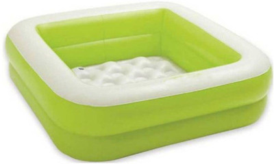 

Akshit Square Baby Bath Tub Green Inflatable Pool Accessory(Multicolor)