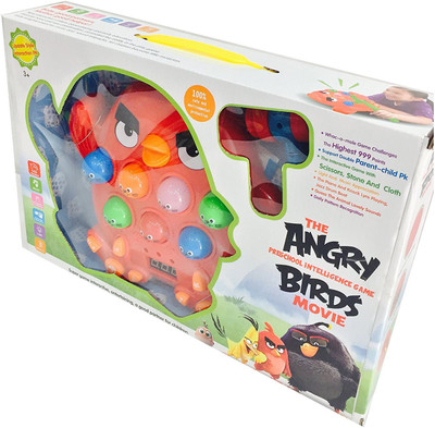 

Prince Toys Play & Learn Angry Bird Hammer Electric Musical Interactive Sound Effect Play Toys with Big Smile(Multicolor)
