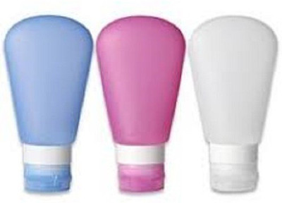 

BANQLYN 2pcs TRAVEL BOTTLES SILICONE 60 ml Shampoo Dispenser(Multicolor)