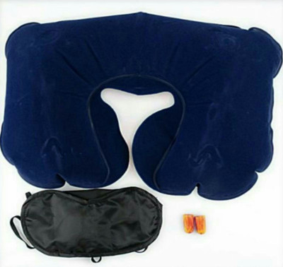 

NK-STORE 3 In 1 Travel Kit Set - Neck Pillow, Eye Mask, Ear Bud (Multi Colour) Neck Pillow & Eye Shade(Multi)