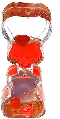 

Gooddeals Liquid motion Guitar shape Romantic oil drop timer Acrylic Paper Weights with Transparent finish(Set Of 1, Red)