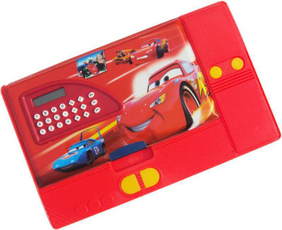 

Toyland RACING CAR RACING CAR JUMBO PENCIL BOX Art Plastic Pencil Boxes(Set of 1, Red, Multicolor)