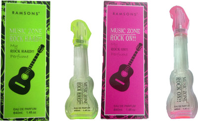 

RAMSONS MUSIC ZONE ROCK ON PERFUME 40 ML+MUSIC ZONE ROCK HARD PERFUME 40 ML Eau de Parfum - 40 ml(For Men & Women)