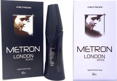 

METRON LONDON BLACK,LONDON WHITE Eau de Parfum - 120 ml(For Men & Women)