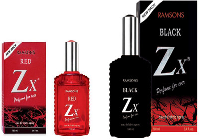 

RAMSONS BLACK ZX PERFUME 100 ML+RED ZX PERFUME Eau de Parfum - 30 ml(For Men & Women)
