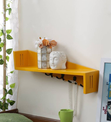 

VAS Collection Home Z Shape Wooden Wall Shelf(Number of Shelves - 1, Yellow)