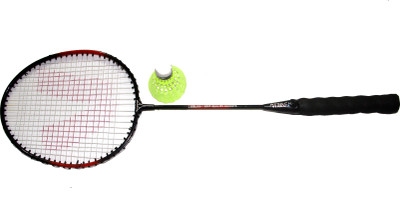 

VIRLOK ATTACK Black, Red Strung Badminton Racquet(G3 - 3.5 Inches, 85 g)