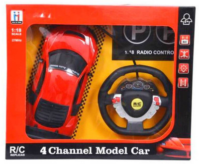 

TEENA EXPORTS AND IMPORTS TEENA'S 1:18 kids Stylish AUDI remote controlled Sports car with working head light(Multicolor)