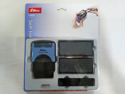 

Shiny Self Inking Stamp S-800 Printing Kit DIY Set Self Inking Stamp(27 x 24 x 5 cm, Black)