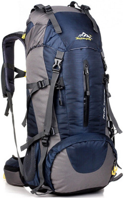 

FuerDanni Camping Hiking backpack travel bag mountaineering back bags Rucksack - 55 L(Blue)