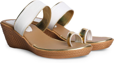

FootIn Women White Wedges