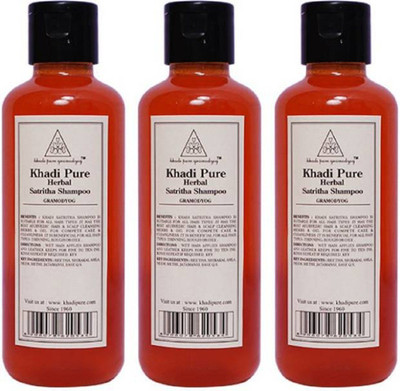 

KHADI PURE GRAMODYOG HERBAL SATRITHA SHAMPOO(630 ml)