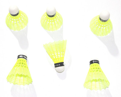 

VIRLOK STYLE Plastic Shuttle - White, Green(Medium, 77, Pack of 6)