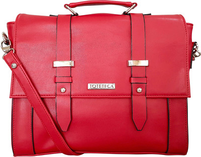 

Toteteca Bag Works Women Formal Red PU Sling Bag