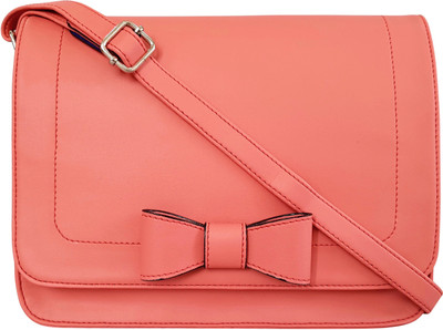 

Toteteca Bag Works Women Formal Pink PU Sling Bag