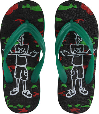 66% OFF on Super Matteress Black-223 Flip Flops
