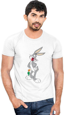 Canis Graphic Print Men Round Neck White T-Shirt Flipkart