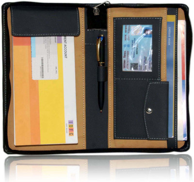 

Wildmount Cheque Book And Document Holder(Black)