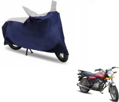 Flipkart SmartBuy Two Wheeler Cover for Bajaj(Boxer, Blue, Silver)